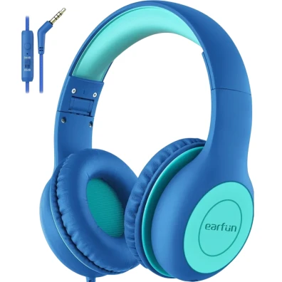 Auriculares EarFun K1 Blue Green para Niños - Compra los Mejores Auriculares Infantiles