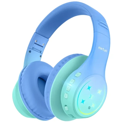 Auriculares para niños EarFun K4 con RGB Bluetooth Green
