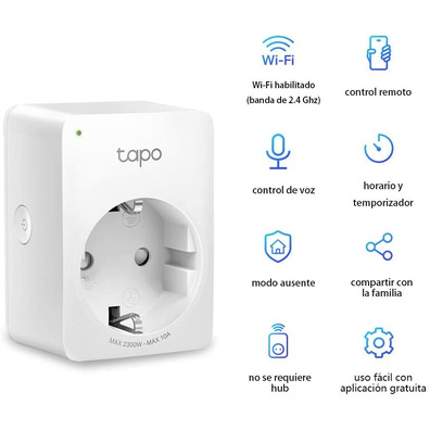 Enchufe Inteligente TP-Link Tapo P100 Wifi