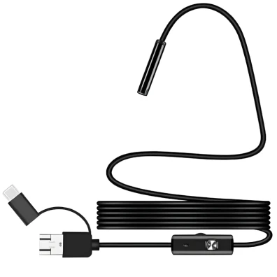 Endoscopio Digital 8mm Auto Focus 5MP - Cable Suave - 3.5 m