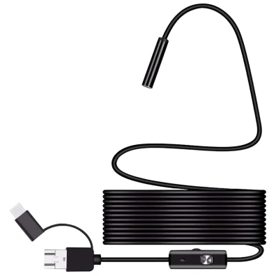 Endoscopio Digital 3 en 1 para Smartphone - 7mm/1 metro