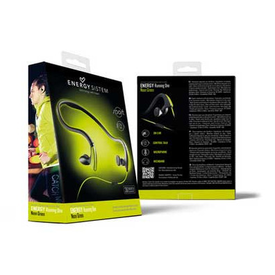 Auriculares Energy Running One Neon Green
