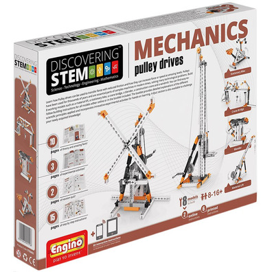 Engino kit Discovering STEM Mechanics Grúas y poleas