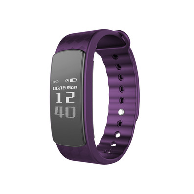 Leotec MultiSports Pulsera de Actividad Violeta Sumergible