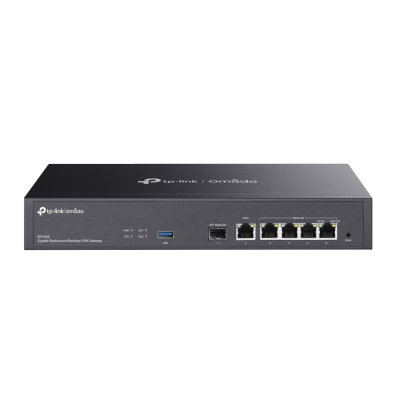Router VPN TP-LINK ER7406 - 1P Giga SFP 5P Giga USB 3.0 Centralizada OMADA Carga Balanceo