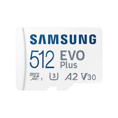Samsung Micro SD 512 GB EVO+ + Adaptador Class 10
