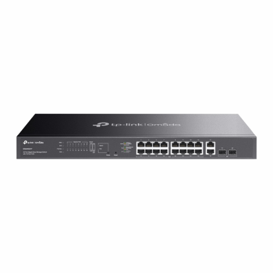 Switch Semigestionable TP-Link Omada ES220GMP - 20 Puertos Gigabit PoE+ SFP, 250W Total Metal