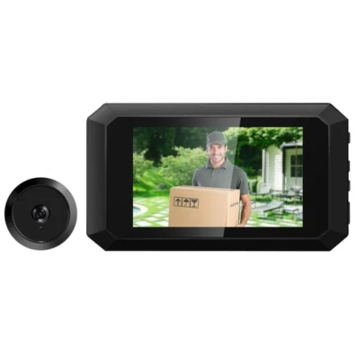 Escam C23-G Mirilla Digital 2 MP 3.97 Pulgadas Negro