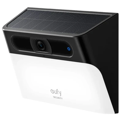 Eufy Security S120 Visión Nocturna 2k Panel Solar Negro / Blanco - Cámara De Seguridad