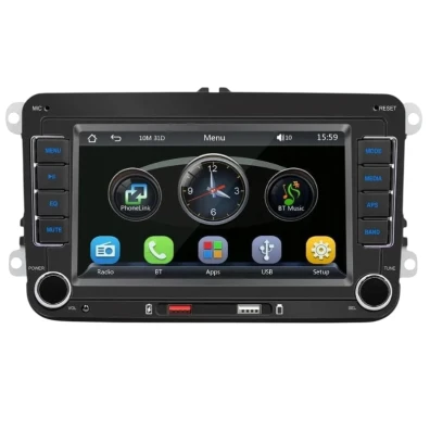 Bluetooth/Carplay/USB Negro 2 DIN Modelo F9070C