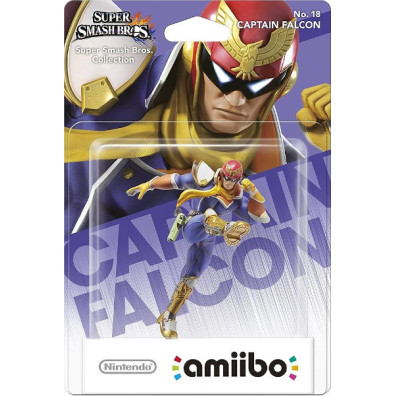 AMiiBO S. Capitán Falcon para Smash Bros - Detalle HD y Compatibilidad