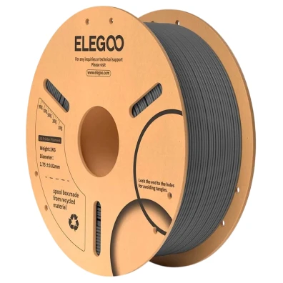 ELEGOO PLA Gris Espacial 1.75mm 1kg para Impresoras 3D FDM