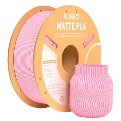 ELEGOO PLA MATTE Rosa Mate 1.75mm - Filamento para Impresoras 3D FDM Bobina 1kg