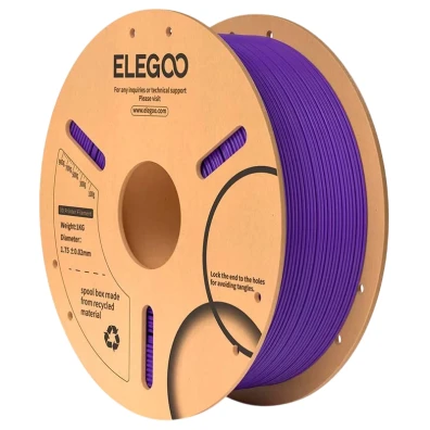 ELEGOO PLA Morado 1.75mm 1kg - Filamento para Impresoras 3D FDM
