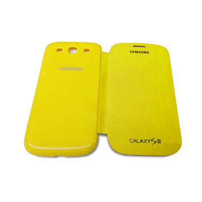Funda tipo libro Samsung Galaxy S3 Amarillo