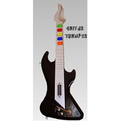 Guitarra Thunder Negra PS2