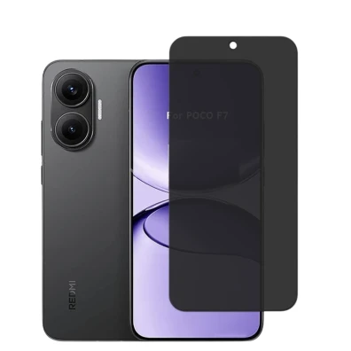 Protector de Cristal Templado Antiespía Xiaomi Poco F7 - Marca CROCOCASE