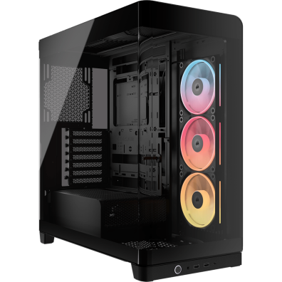CAJA CORSAIR SEMITORRE ATX FRAME 4500X LX-R RGB TG NEGRO