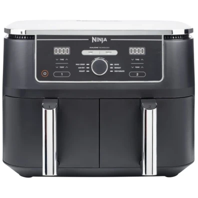 Ninja Af400eu Freidora Doble 9,5 L Independiente 2470 W Freidora De Aire Caliente Negro