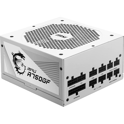 Fuente de Alimentación ATX 750W MSI MPG A750GF White