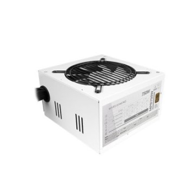 Fuente de Alimentación Mars Gaming 750W Certificación 80+ Bronze PFC Activo Vent. 12cm Blanca