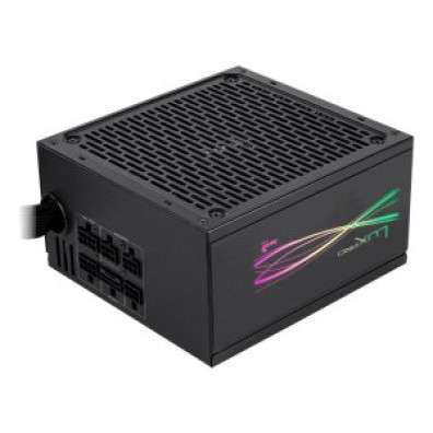 Fuente de Alimentación Modular Aerocool 650W Lux Pro 80+ Bronze RGB Vent. 14cm