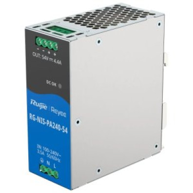 Fuente de Alimentación Ruijie RG-NIS-PA240-54 240W 54V DC para Switches Industriales