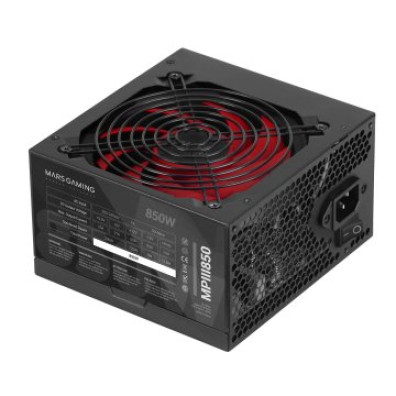 Fuente de Alimentación Mars Gaming MPIII 850W - Eficiencia 85% PFC Activo