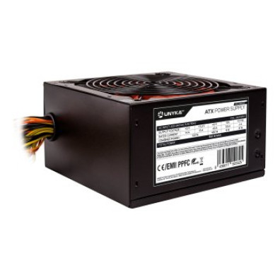 Fuente de Alimentación UNYKAch 550W GAMIN - Incluye P4+4, BRIDA +4 TORNILLOS DESTINADA REPA
