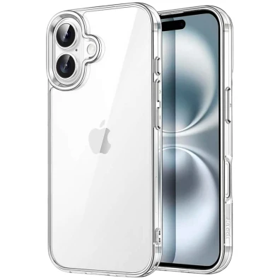 Funda Antigolpes Premium para iPhone 16 6.1 Acrílico Transparente Anti-Amarillo CROCOCASE