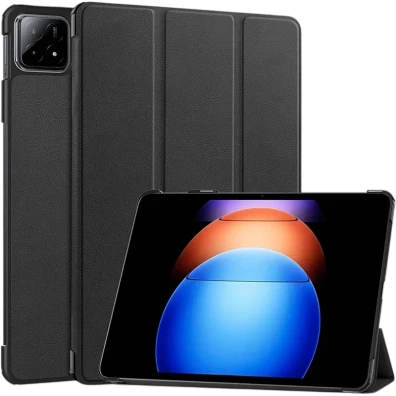 Funda inteligente Xiaomi Pad 6S Pro 12.4 + Soporte en color negro - CROCOCASE