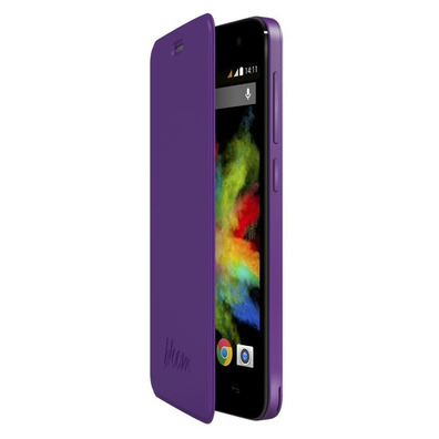 Funda con Tapa Wiko Bloom Violeta