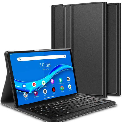 Funda con Teclado para Lenovo Tab M10 FHD Plus 10.3 X606 - Negro
