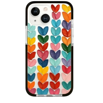 Funda Corazón de Colores iPhone 13 - CROCOCASE