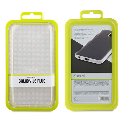 Funda Cristal Soft Samsung Galaxy J6 Plus transparente