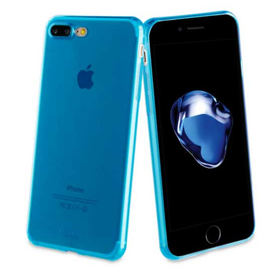 Funda Crystal Soft Lite Azul Ultrafina iPhone 7 Plus Muvit