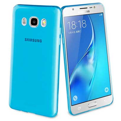 Funda Crystal Soft Lite Azul Ultrafina Samsung Galaxy J5 (2016) Muvit