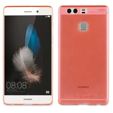 Funda Crystal Soft Lite Rosa Ultrafina Huawei P9 Muvit