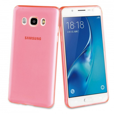 Funda Crystal Soft Lite Rosa Ultrafina Samsung Galaxy J5 (2016) Muvit