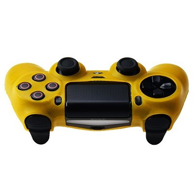 Funda de silicona para Dualshock 4 Amarillo