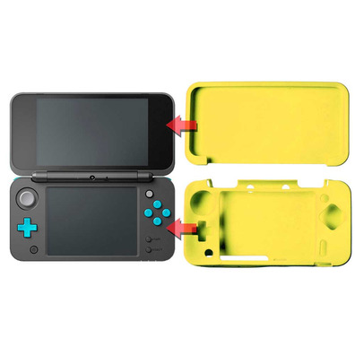 Funda de Silicona para Nintendo 2DS XL Amarillo