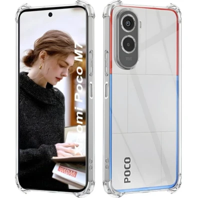 Funda de silicona reforzada Xiaomi Poco M7 4G - Marca CROCOCASE - Protege tu dispositivo