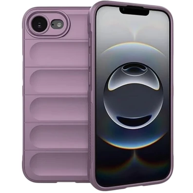 Funda de silicona Lavanda Wave para iPhone 17e/16e - Marca CROCOCASE