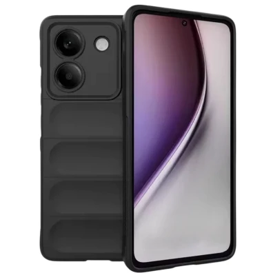 Funda de silicona Wave Xiaomi Poco M7 Pro - Negro