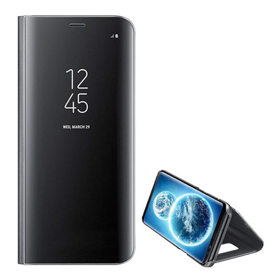 Funda Espejo Tipo Libro - Samsung Galaxy S9 Negro