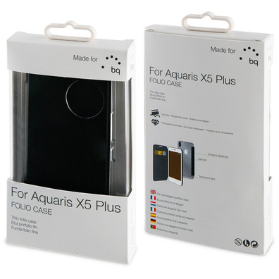 Funda Folio BQ Aquaris X5 Plus Made for BQ