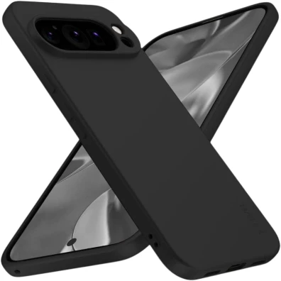 Funda CROCOCASE Google Pixel 10 Pro XL Square Liquid Premium en color Negro