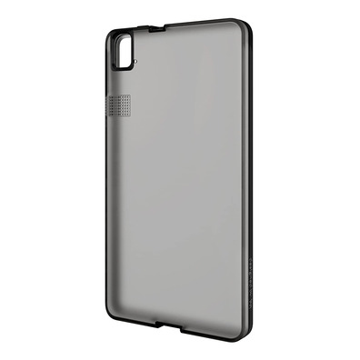 Funda Gumie Cover BQ Aquaris E6 Negro sin Logo