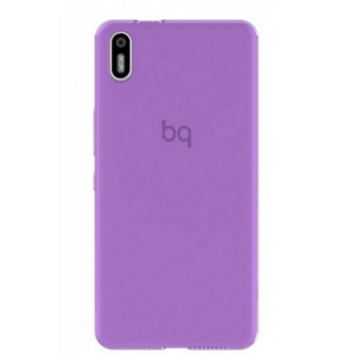 Funda Gummy Morada BQ Aquaris X5