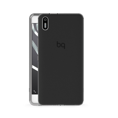 Funda Gummy Negra BQ Aquaris X5